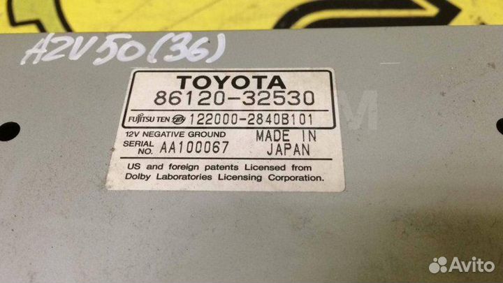 Магнитола Toyota Vista Ardeo AZV50 1azfse 02.2002