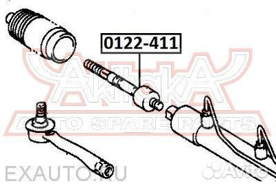 Тяга рулевая toyota avensis (t22 )