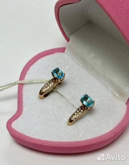 Золотые серьги проба 585 Арт.007576650124