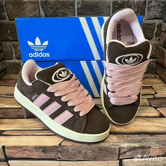 Кроссовки Adidas Campus 00s brown/pink