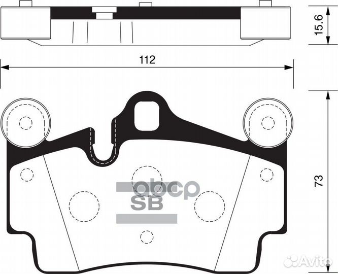 Колодки тормозные дисковые задние Серия:HI-Q VW