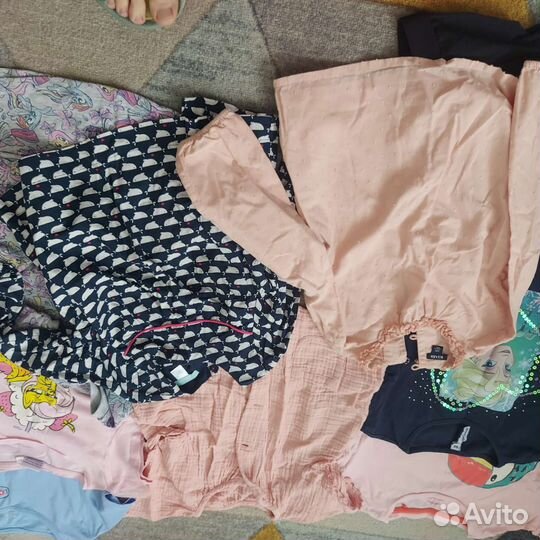 Вещи пакетом на девочку 98р