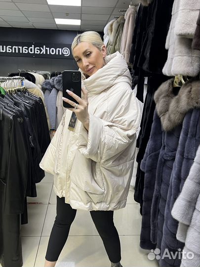 Куртка весенняя стильная до 78 размера