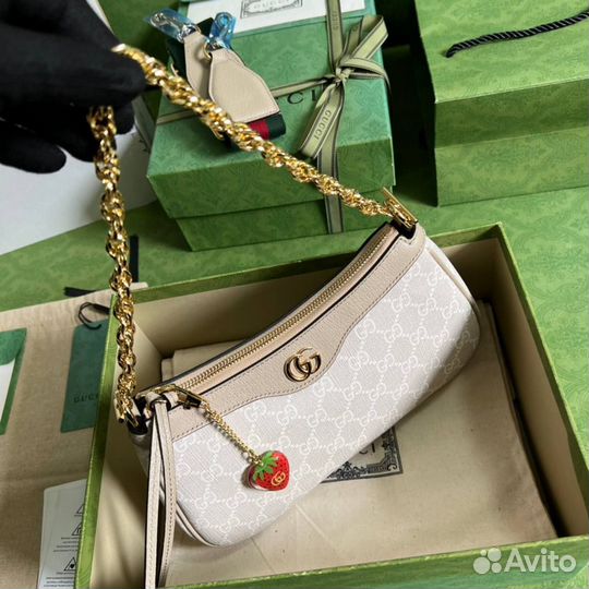 Сумка женская Gucci Ophidia натуральная кожа