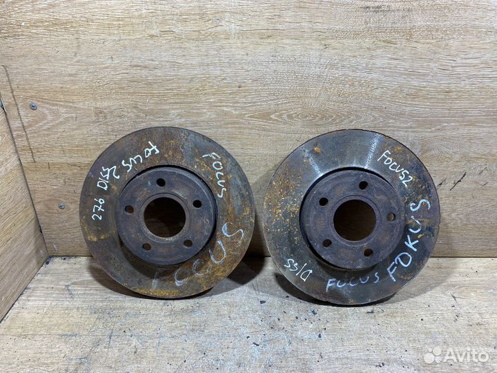 Комплект передних тормозных дисков Focus 2 D155