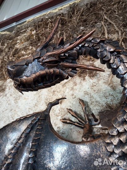 Дракон художественная ковка