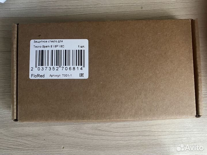 Защитное стекло для Techno Spark