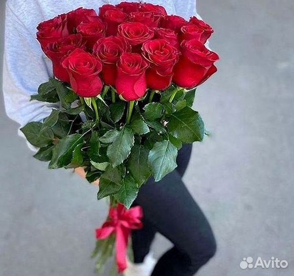 Высокие розы Доставка цветов