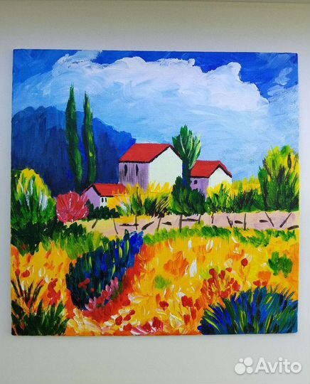 Картина на холсте горы пейзаж