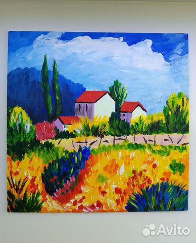 Картина на холсте горы пейзаж