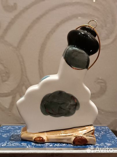 Лефортовский фарфор, ёлочная игрушка, статуэтка