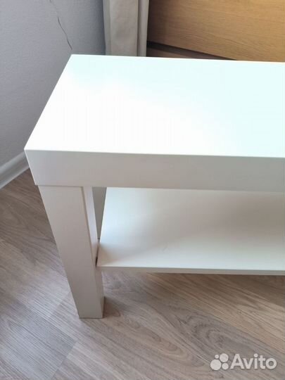Тумба под тв IKEA лакк белая столик скамья