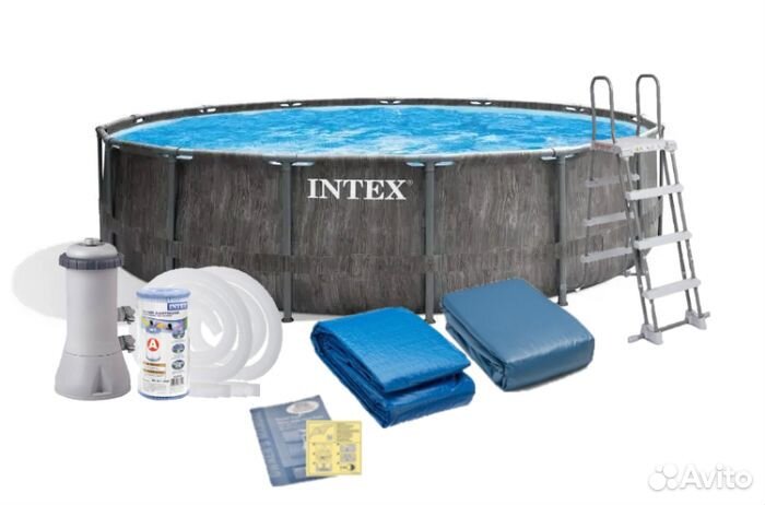 Бассейн каркасный 457х122, арт.26742NP intex