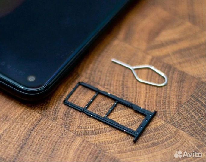 Лоток симкарты Samsung M11 черный