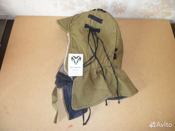 Шлем зимний со звукопроводящими вставками на меху