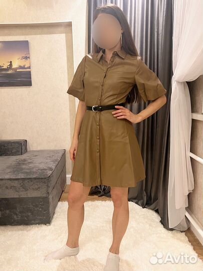 Платье экокожа 42-44 размер