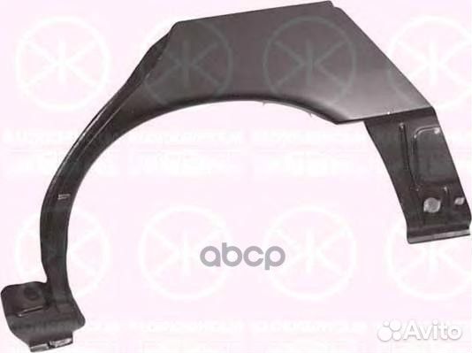 Арка задн.крыла.лев.mazda 3439581 Klokkerholm