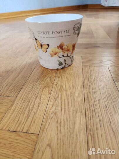 Кашпо керамическое