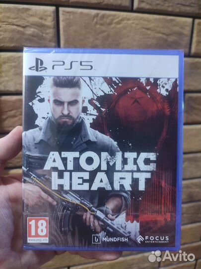 Игры для приставок ps5 Atomic heart (новый)