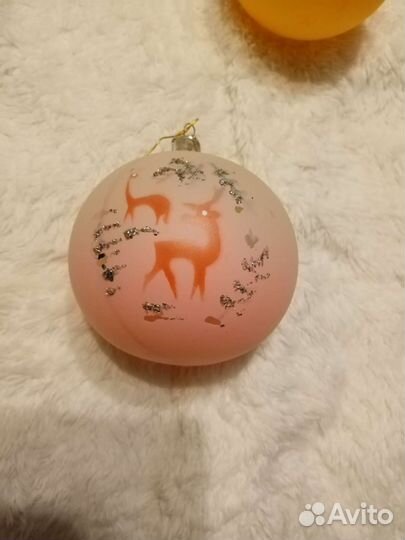 Ёлочные игрушки стеклянные