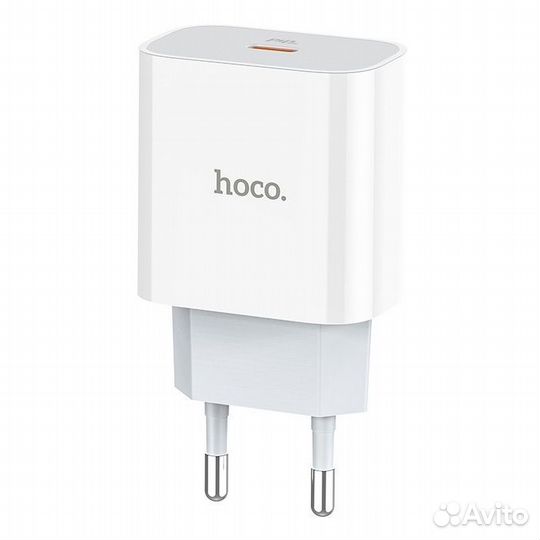 Сетевой адаптер Hoco C76A Plus type-c 20W (белый)