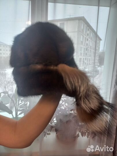 Шапка норковая женская