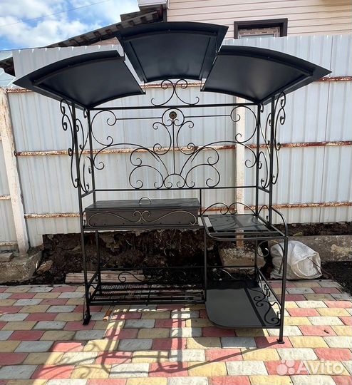 Мангал со столиком