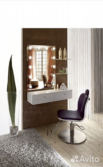 Зеркало гримёрное с подсветкой новое