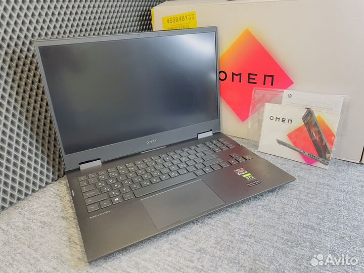 Ноутбук HP omen (5600H+RTX 3060+озу 32Gb) Игровой