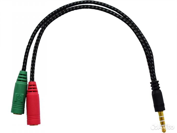 Аудио переходник разветвитель адаптер сплиттер A06