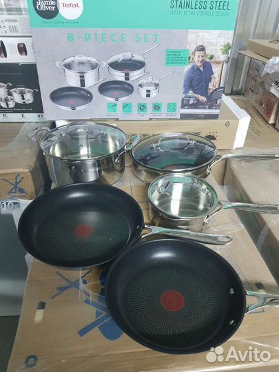 Набор Tefal Jamie Oliver 8 предметов Профи