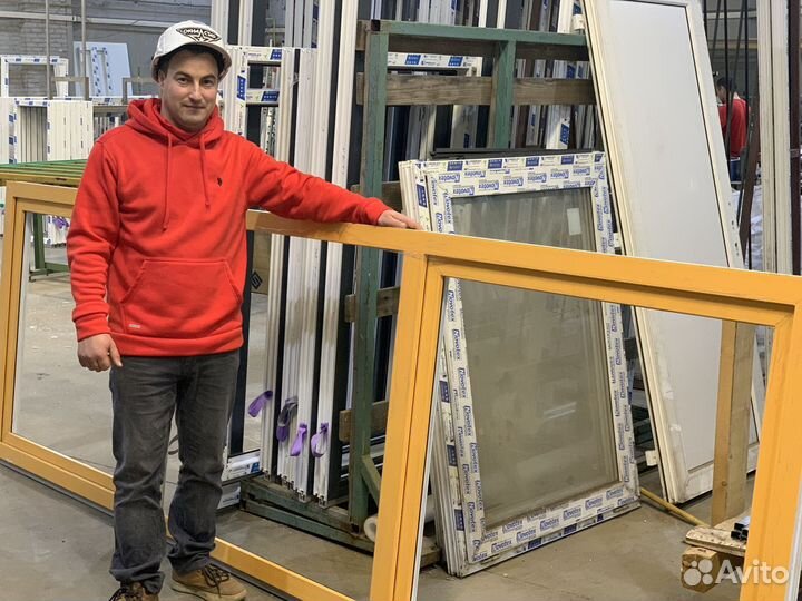 Пластиковые окна 1000х1200 мм