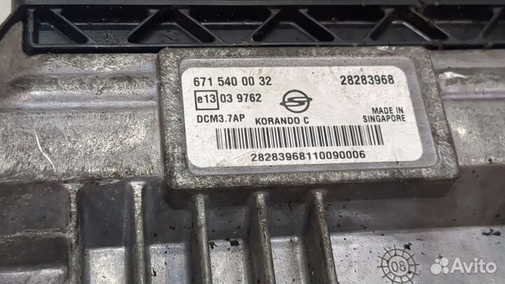 Блок управления двигателем SsangYong Korando 2010, 2011