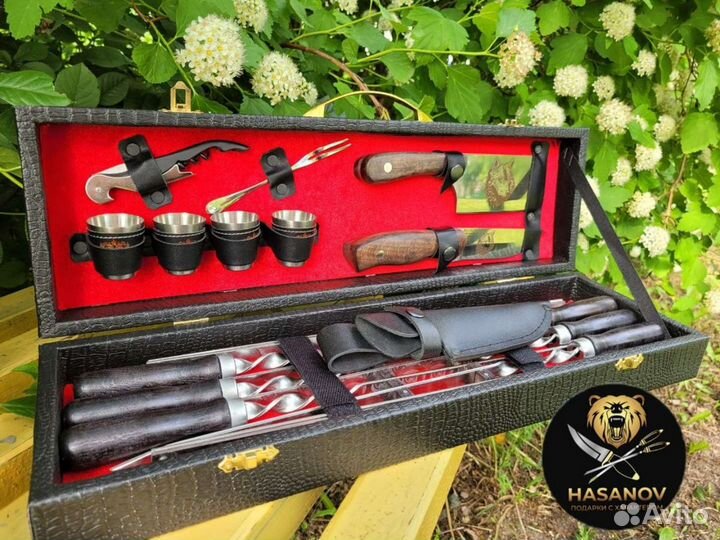 Шашлычный набор подарочный