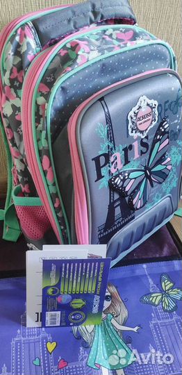 Рюкзак школьный для девочки новый