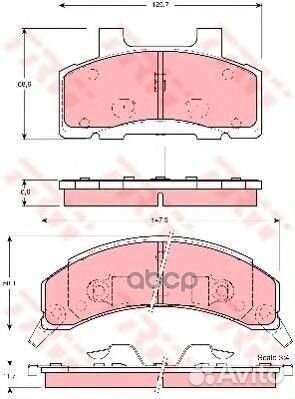 GDB4005 Колодки тормозные chevrolet lumina/pont