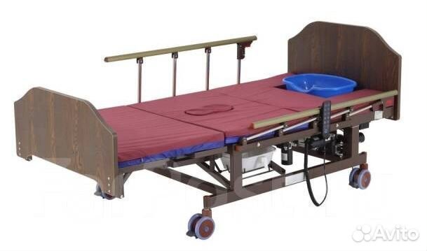 Кровать медицинская с пу для лежачих электро