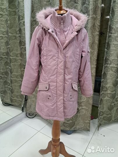Пальто боленевое на девочку 7-8 лет