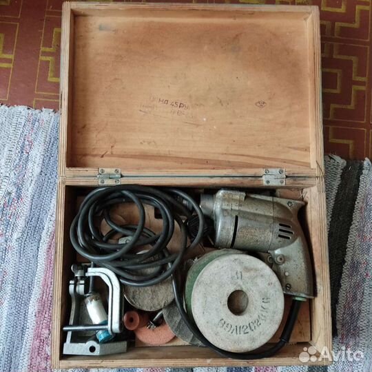 Дрель СССР в наборе, раритет