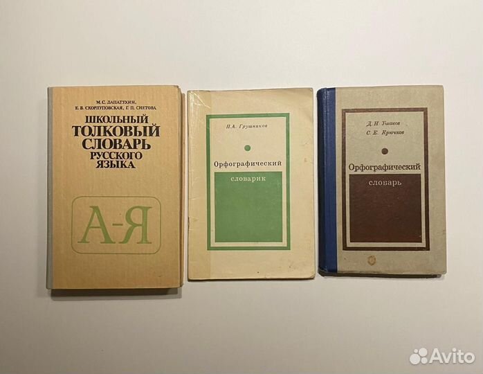 Словари руссского языка для школы пакетом 3 шт