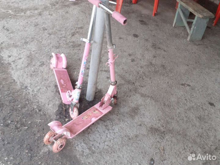 2 детских самоката от 3 до 6 лет