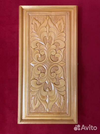 Нарды деревянные резные ручной работы