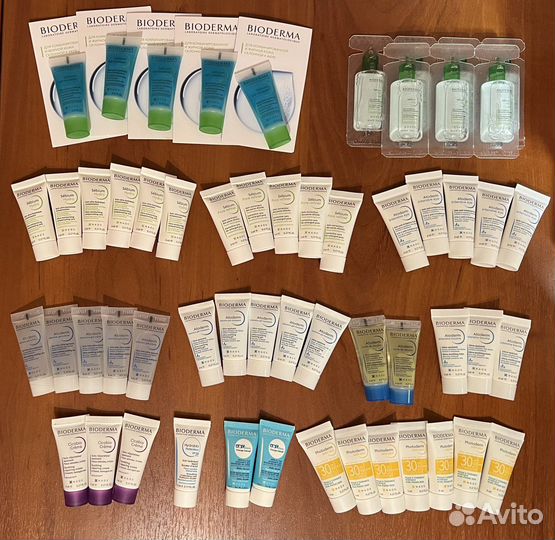 Пробники Bioderma, Vichy, La roche posay, Uriage