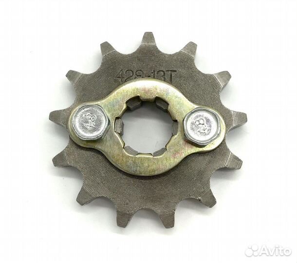 Звезда ведущая 428*13 стопорная шайба+болты вал 20