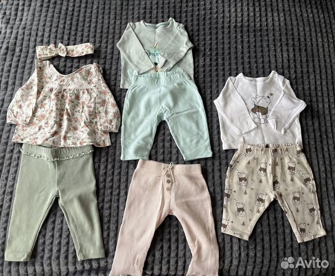 Вещи пакетом 56 62 68 на девочку