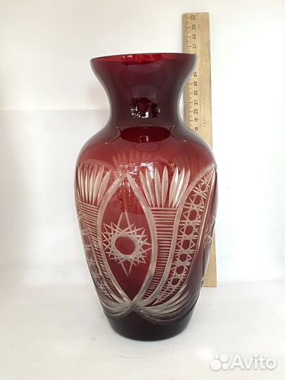 Ваза марганцевое стекло