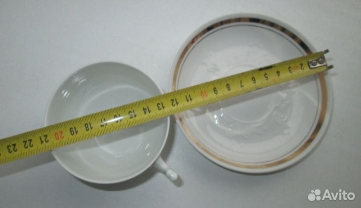 Фарфор. чайная пара з-д вербилки, СССР