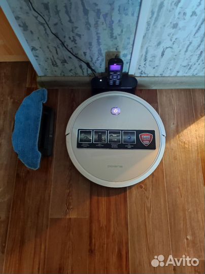 Робот пылесос с сухой и влажной уборкой Polaris