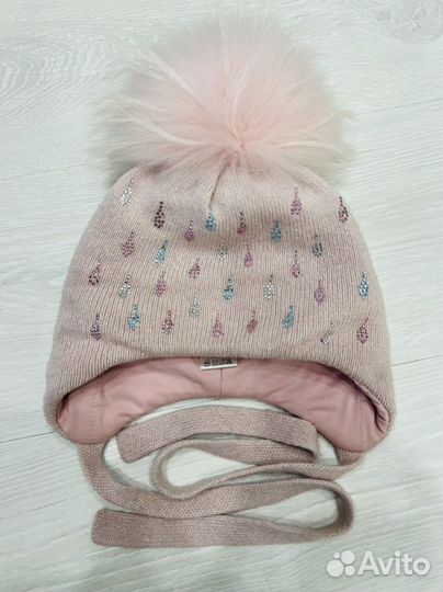 Шапка зимняя Noble People 50-52 для девочки