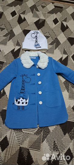 Пальто для девочки 110р